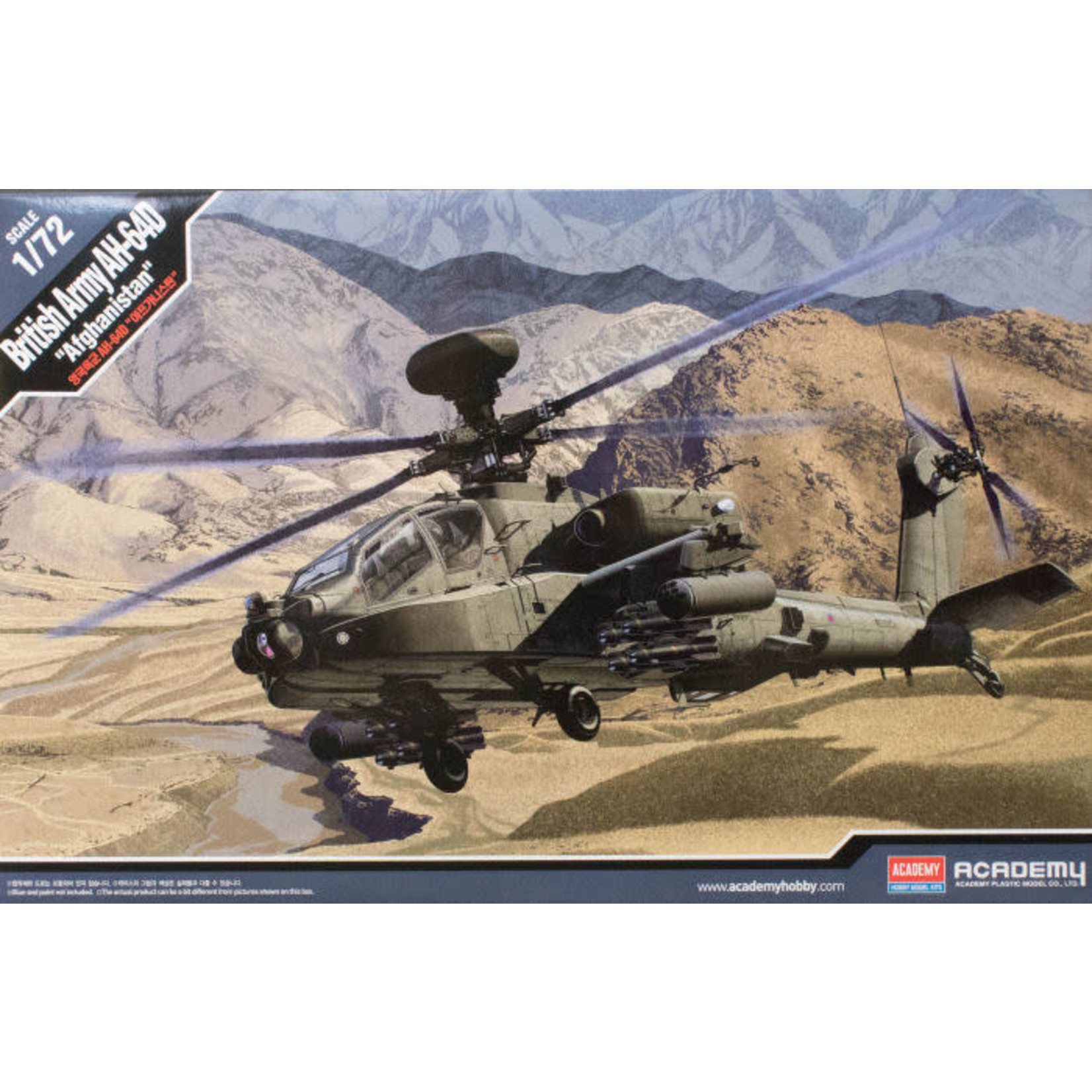 Academy ACA12537 AH-64 Afghanistan (1/72)