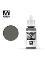 Vallejo VAL70863 #198 Model Color Gunmetal Grey Metalic (17ml)