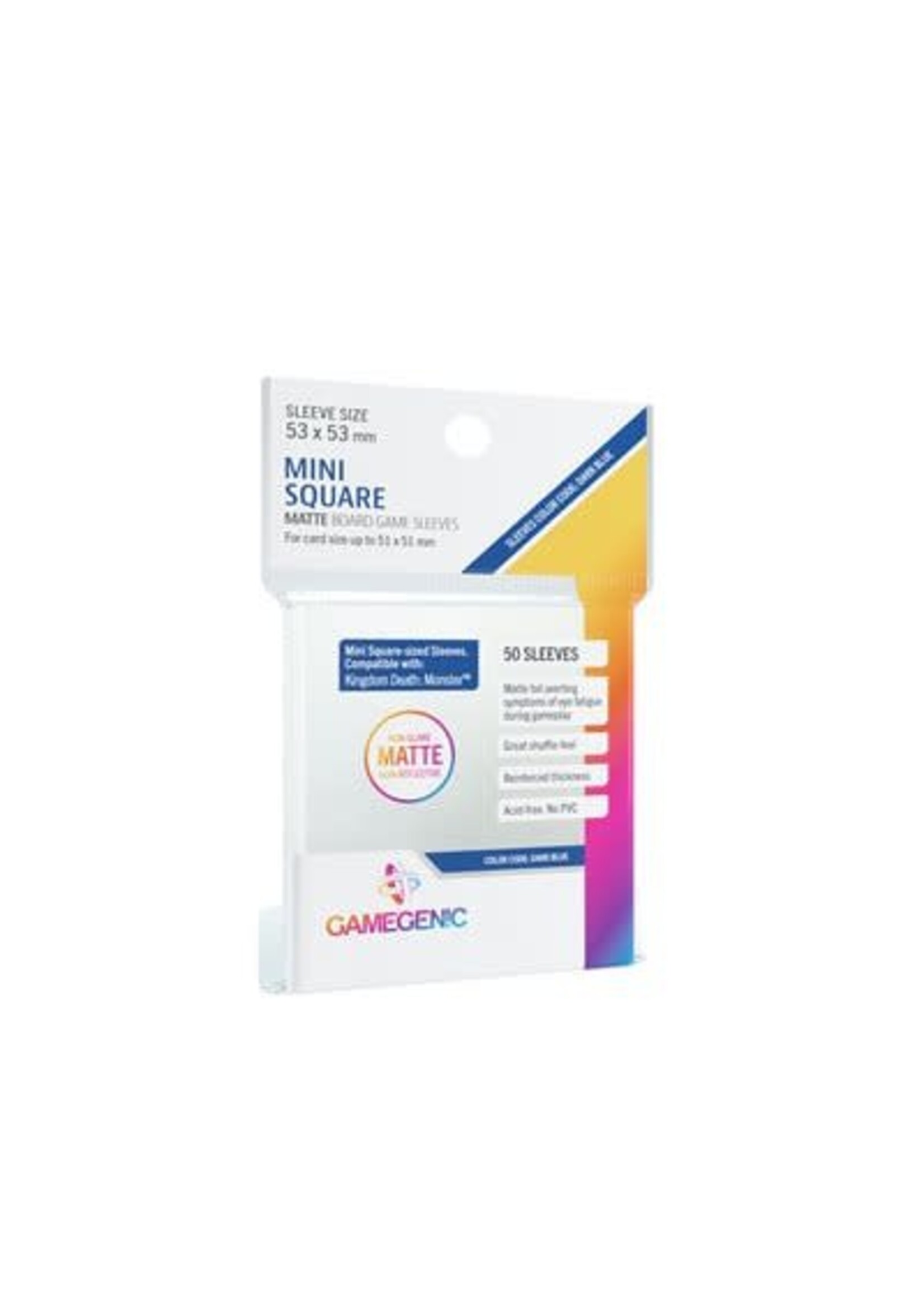 ***zSleeves 10062 Matte Mini Square FF-Dark Blue (50pc)