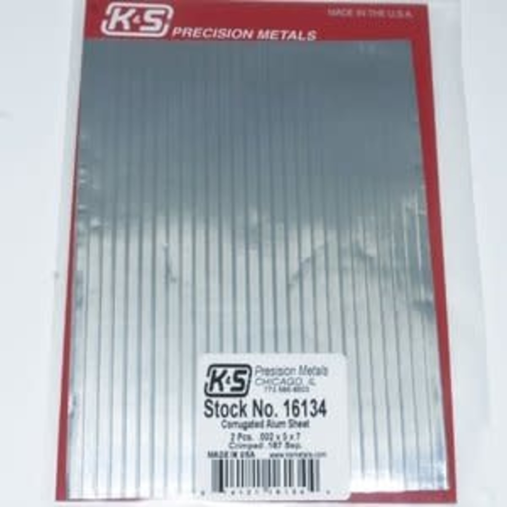 K&S Metals KSE16134 Crimped Separation Aluminum