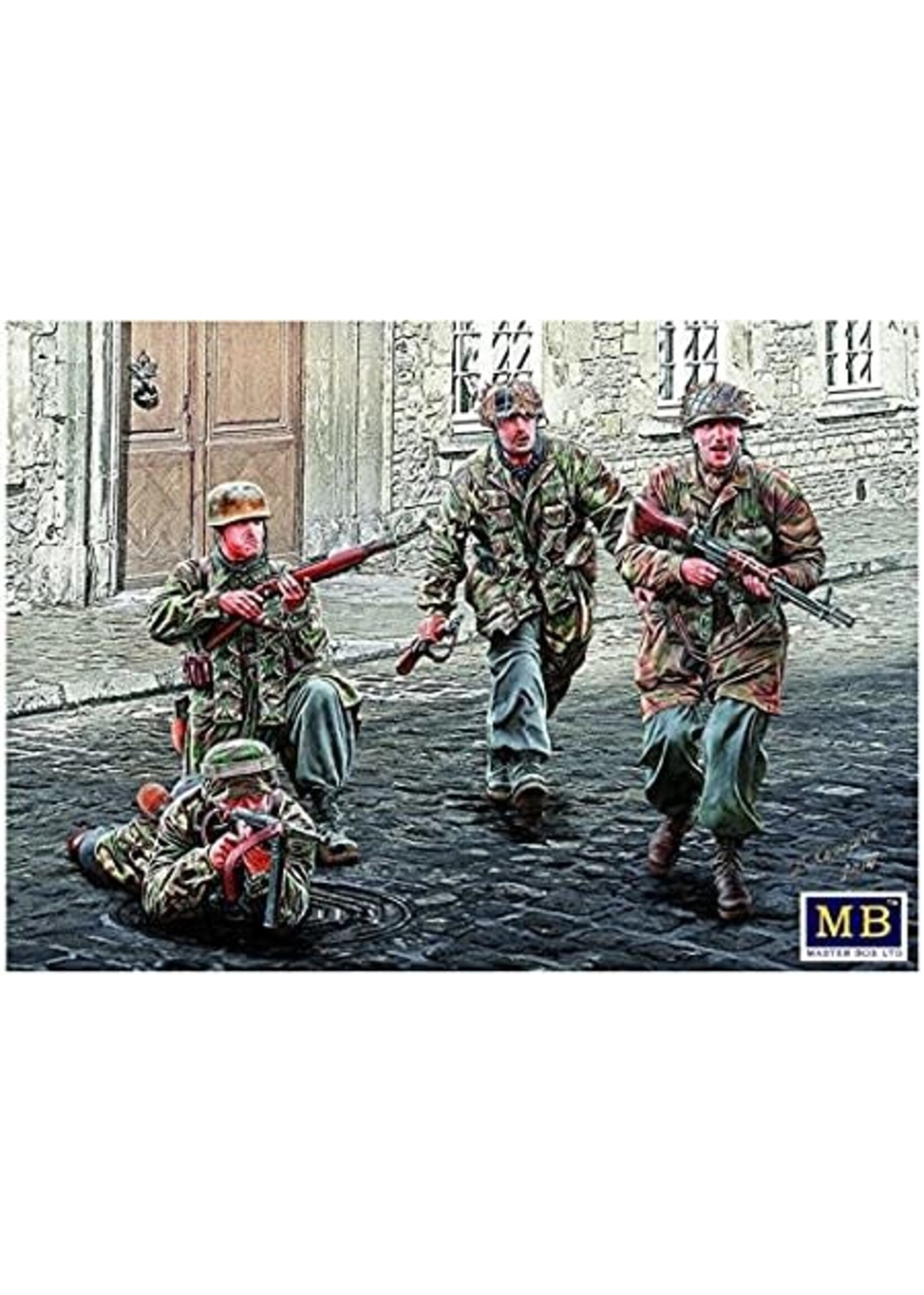Master Box ***MASTER BOX 1/35 German Paratroopers. WW II era