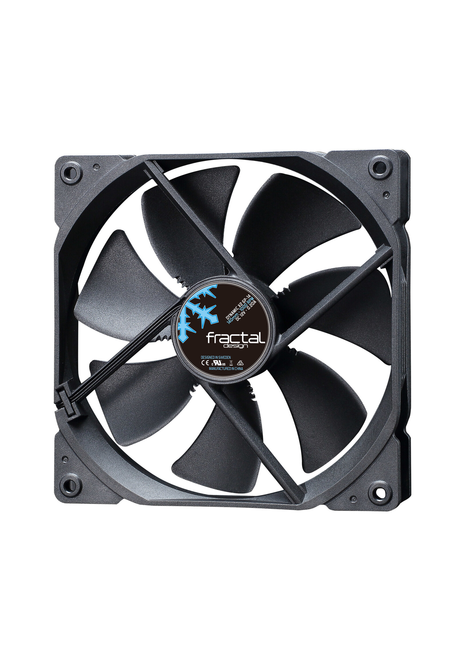 Fractal Design Fractal Design Dynamic X2 GP-14 PWM 140mm Fan (Black)