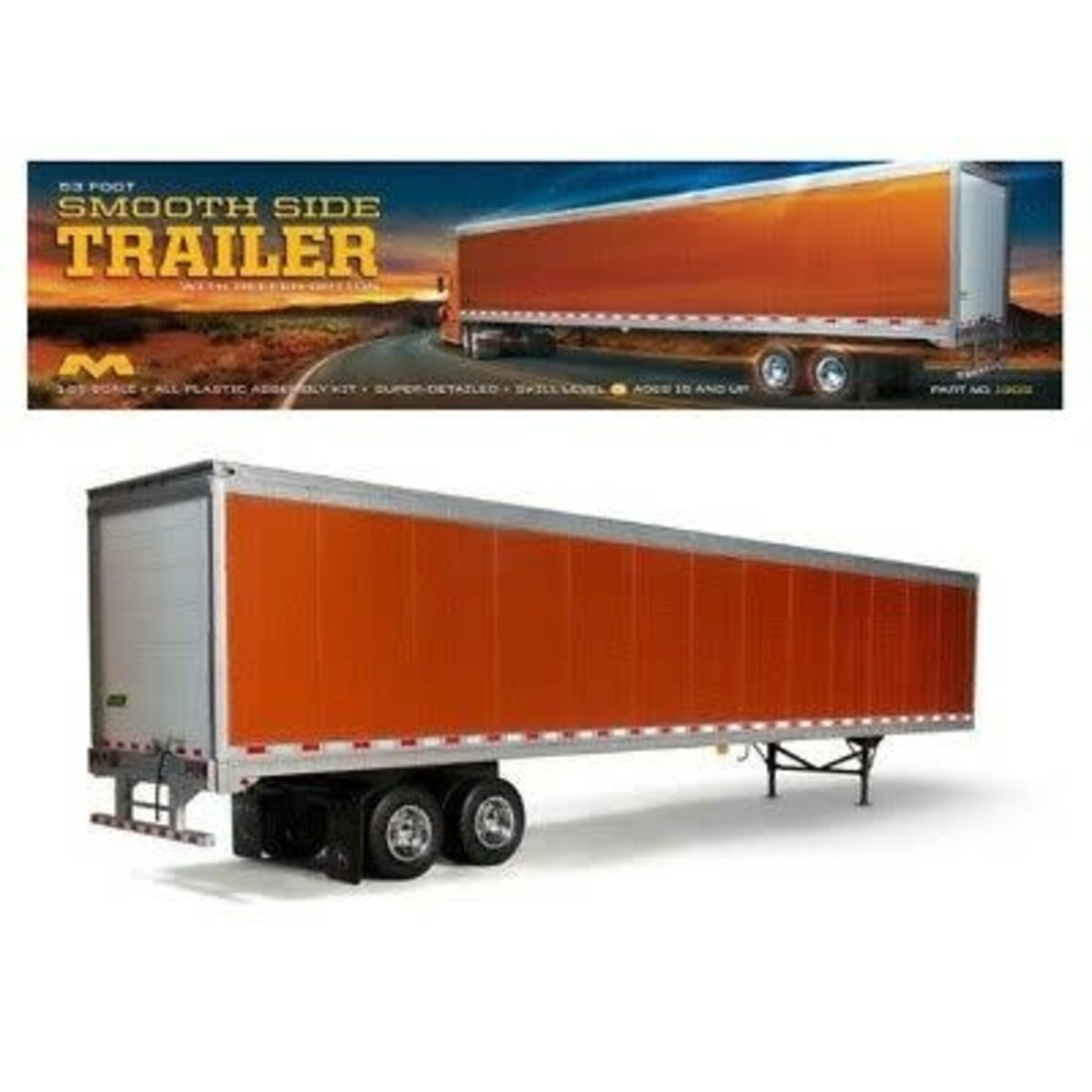 Moebius ***MOE1303 53 ft Smoothside Trailer (1/25) (Discontinued)