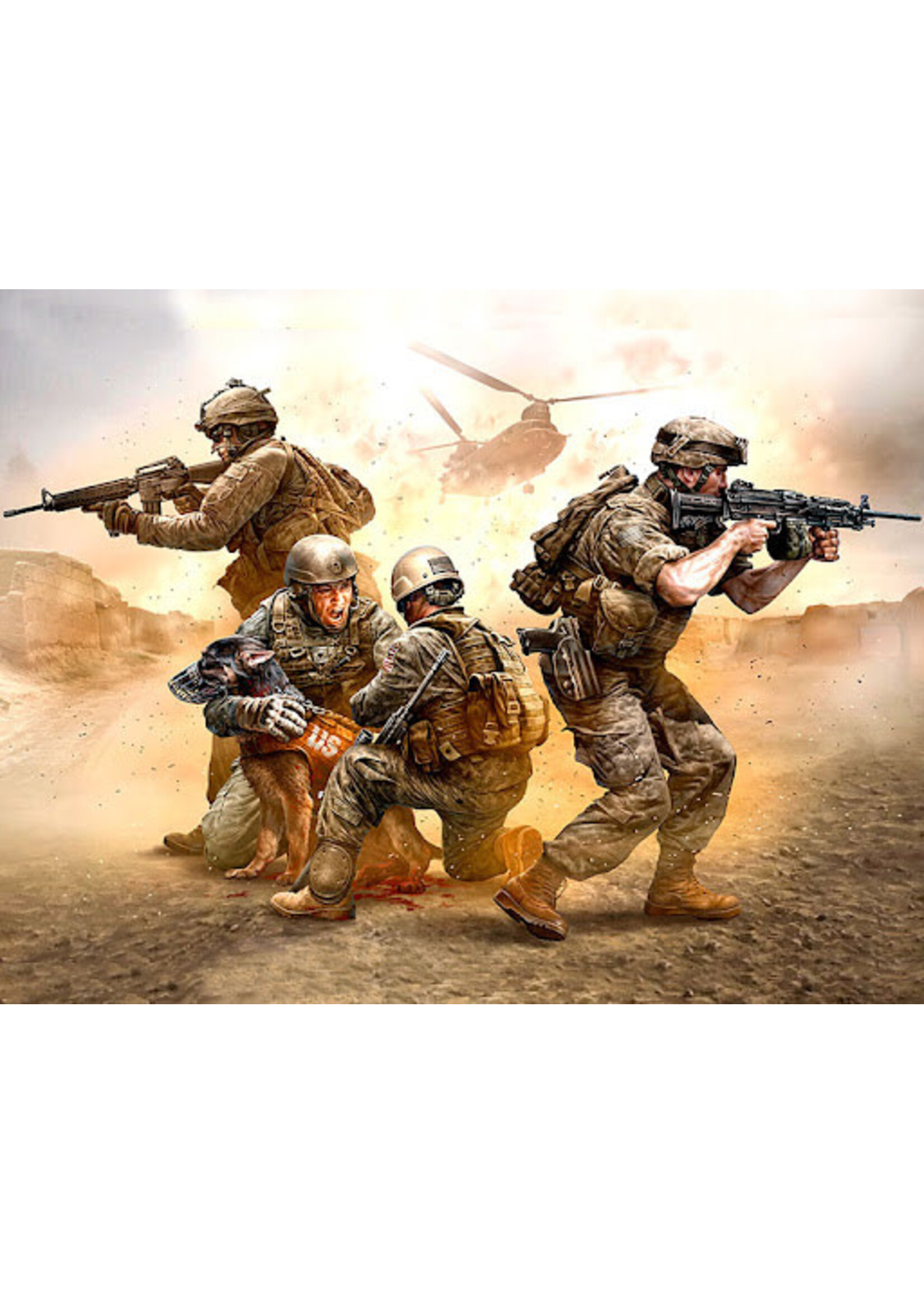 Master Box ***MSTBX35181 MWD Down No Soldier Left Behind (1/35)