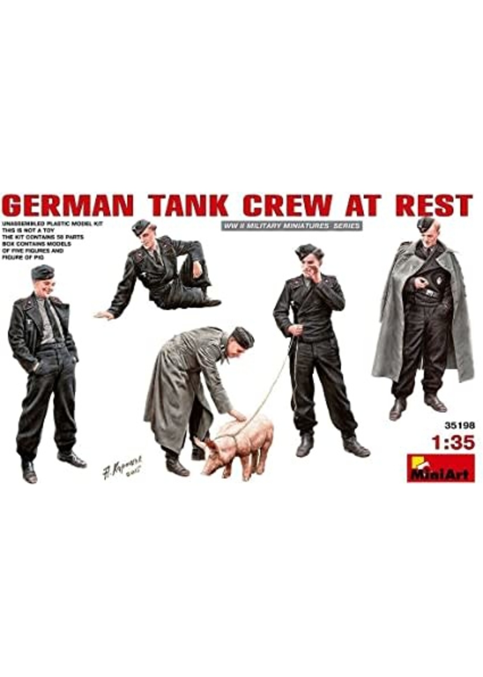 MiniArt ***zMIART35198 German Tank Crew at Rest (1/35)