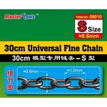 Master Tools MT08010 30CM Universal Fine Chain S Size 0.6mmX1.0mm