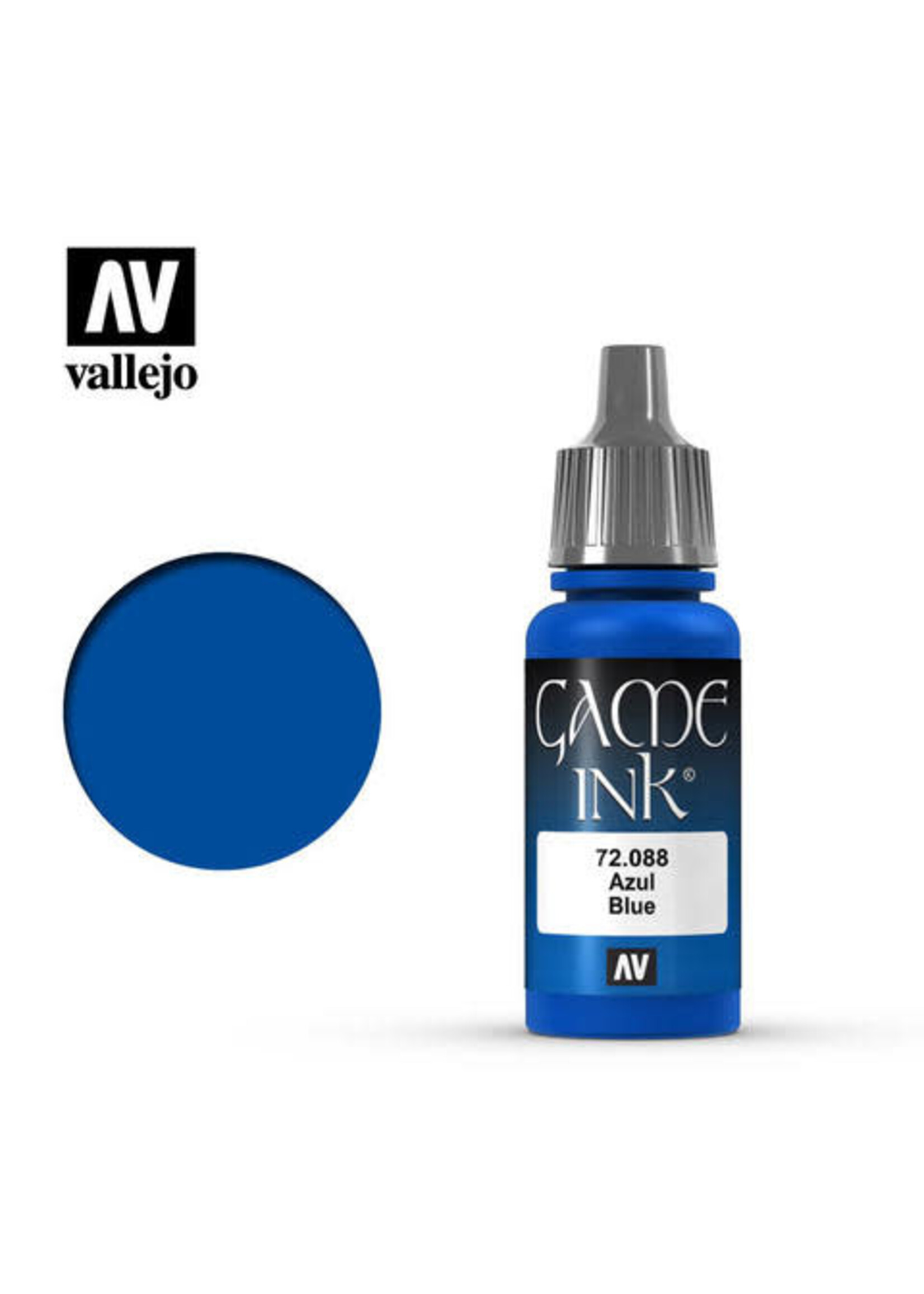 Vallejo 115VAL72088 Game Color Ink Blue (17ml)