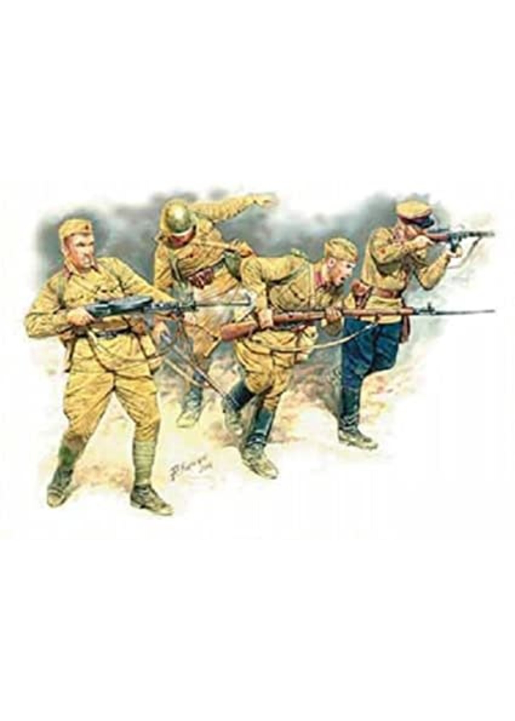 Master Box ***MSTBX3523 Soviet Infantry in Action 1941-1942 (1/35)