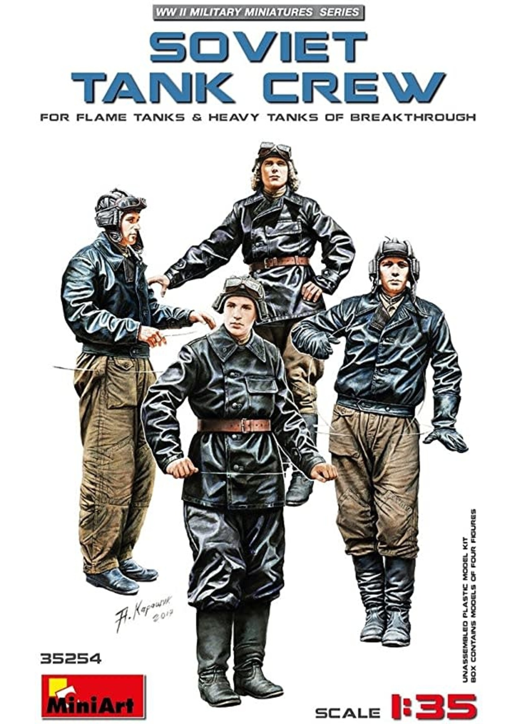 MiniArt ***MIART35254 Soviet Tank Crew Flame & Heavy Tanks (1/35)
