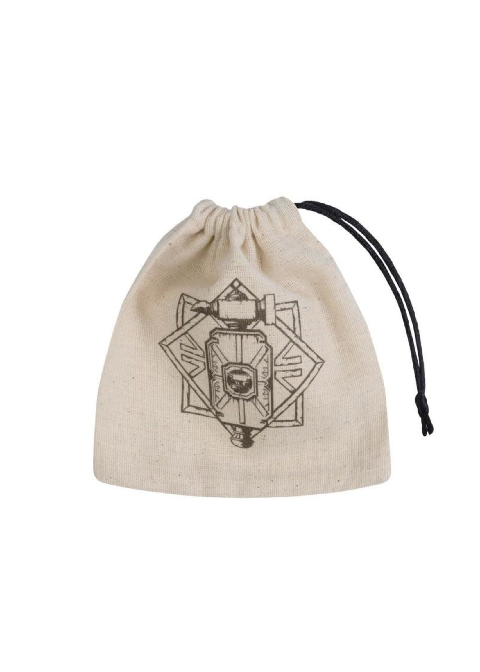 Q-Workshop ***Dice Bag 141 Dwarven Beige/Black