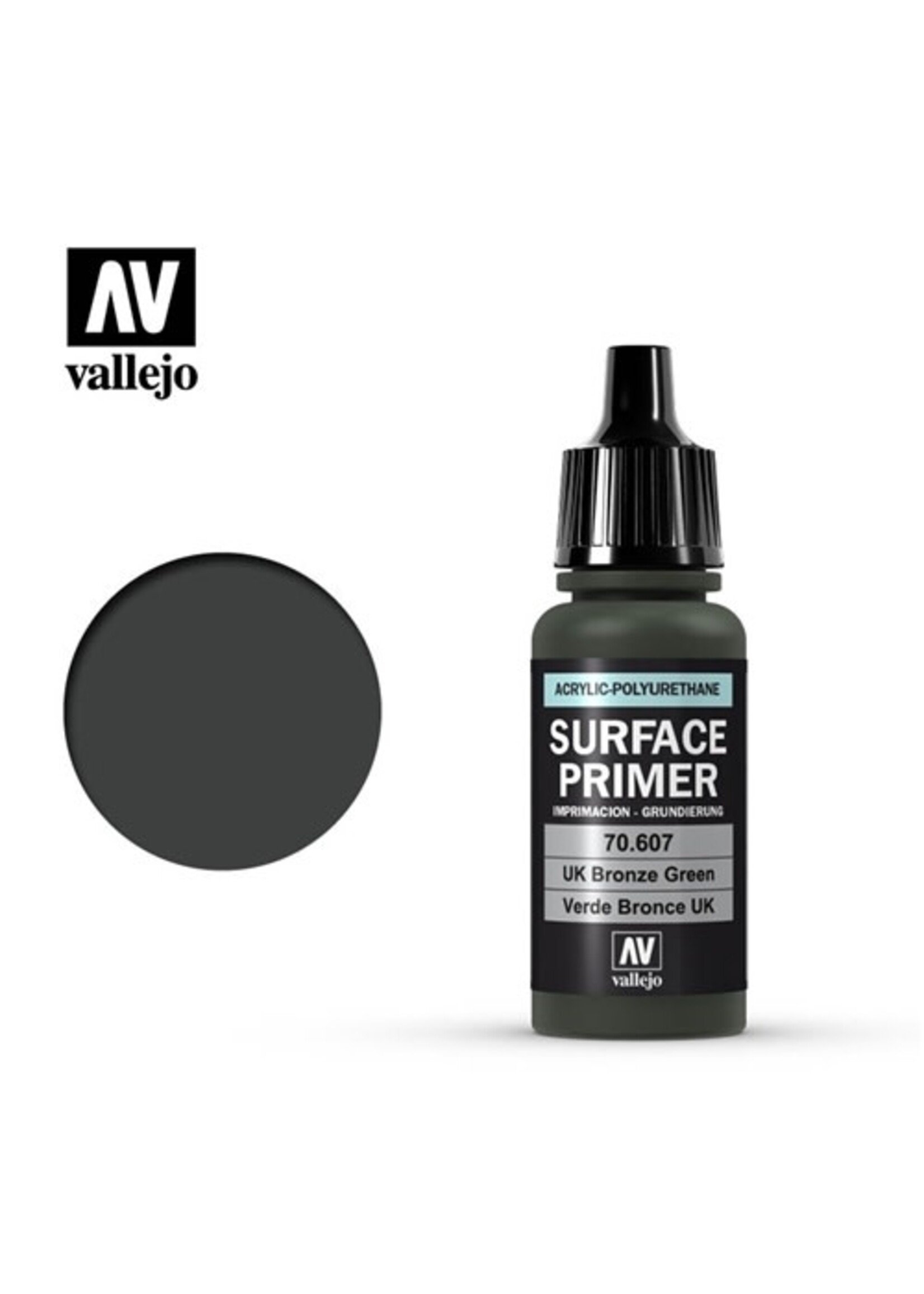 Vallejo VAL70607 Surface Primer UK Bronze Green (17ml)