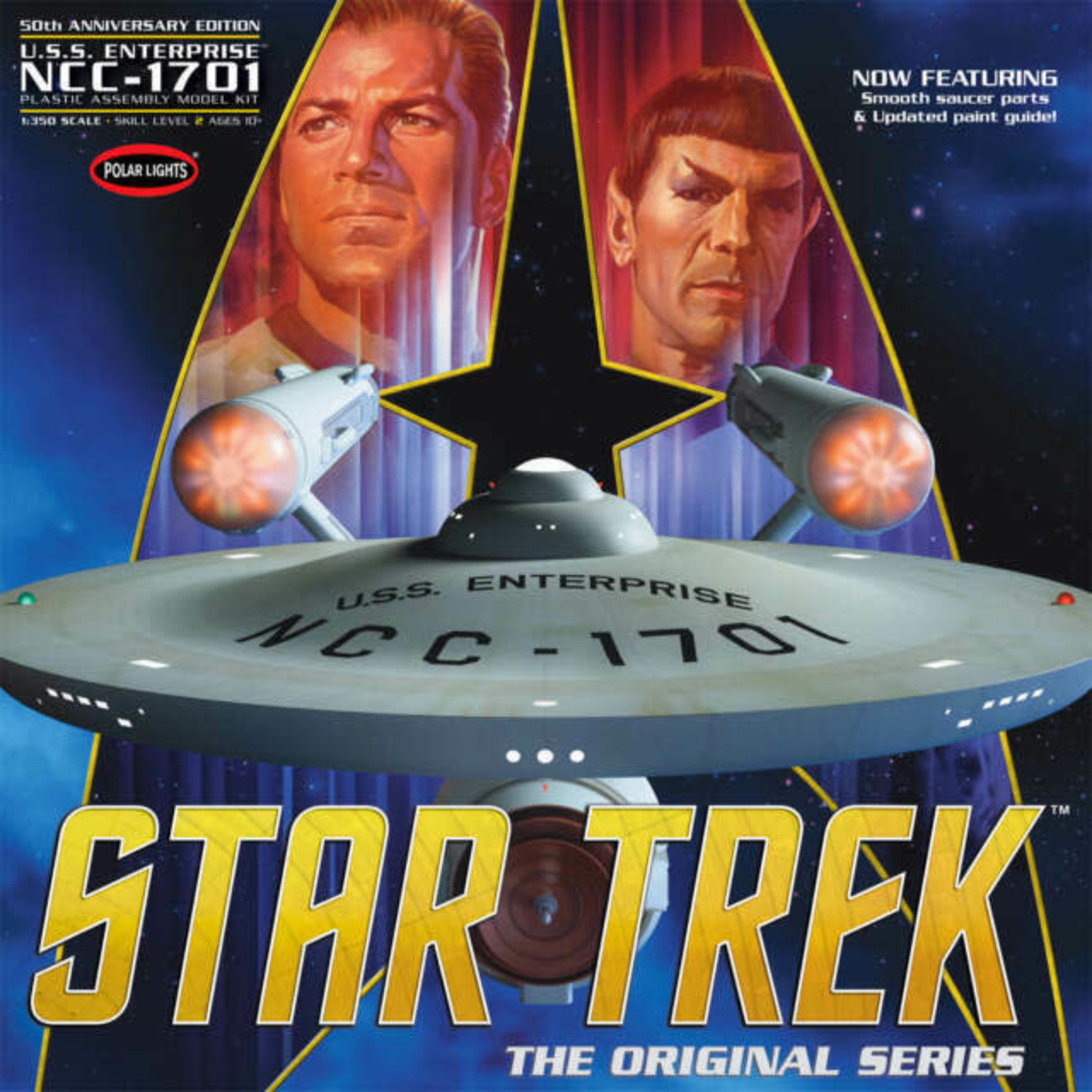 Polar Lights POL938 Star Trek TOS Enterprise 50Th Anniversary Edition 1/350
