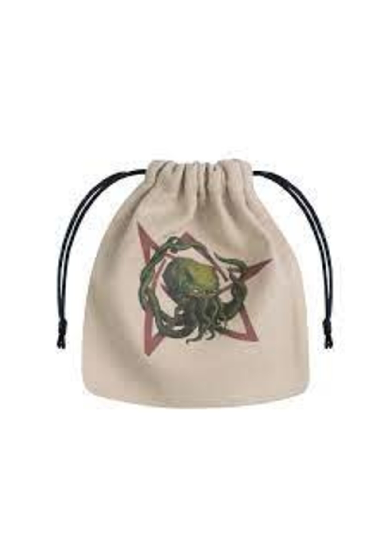 Q-Workshop ***Dice Bag 104 Cthulhu Head Beige