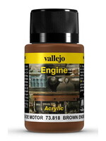 Vallejo VAL73818 Weathering Effects Brown Engine Soot (40ml)