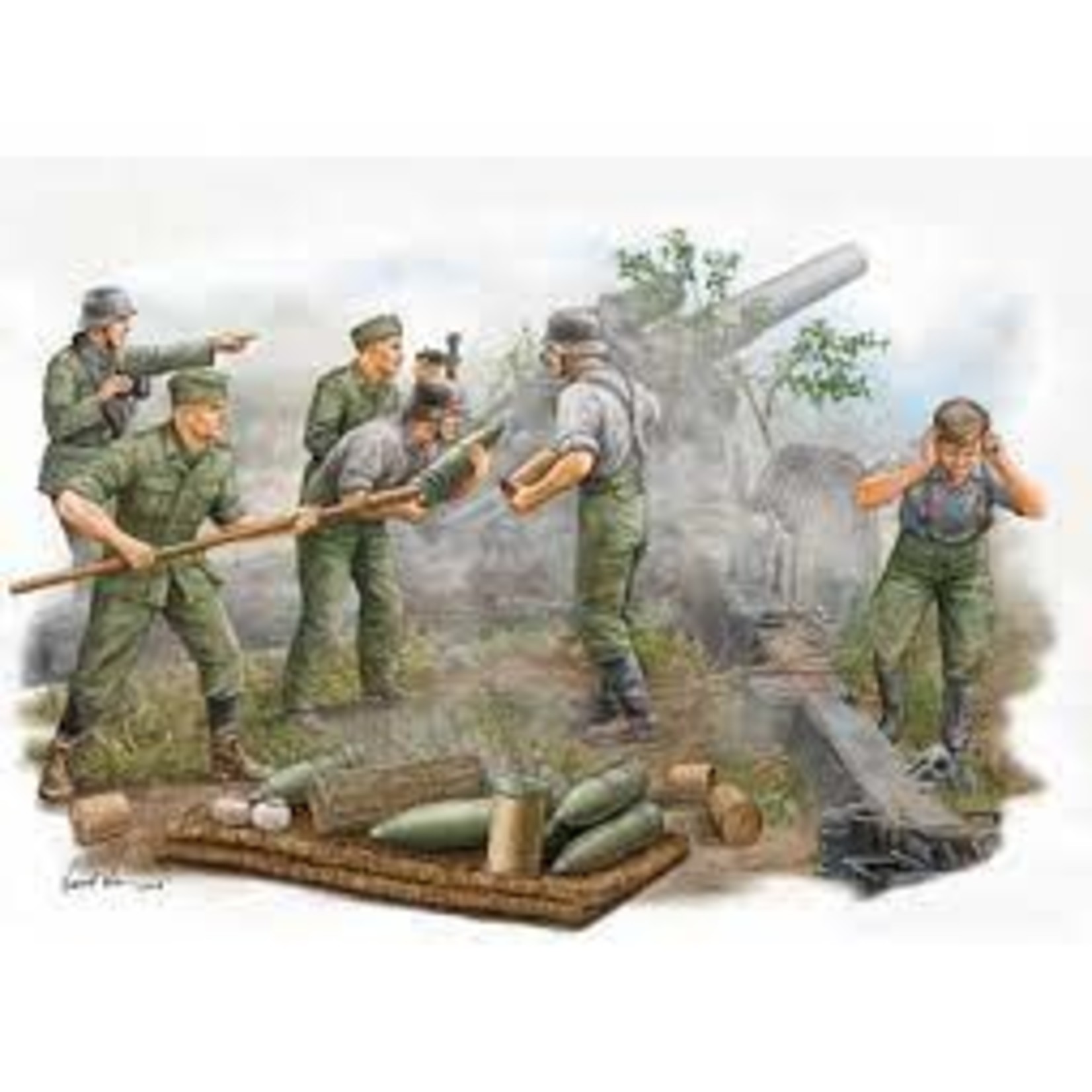 Trumpeter TRU00425 German s.FH 18 Field Howitzer Gun Crew (1/35)