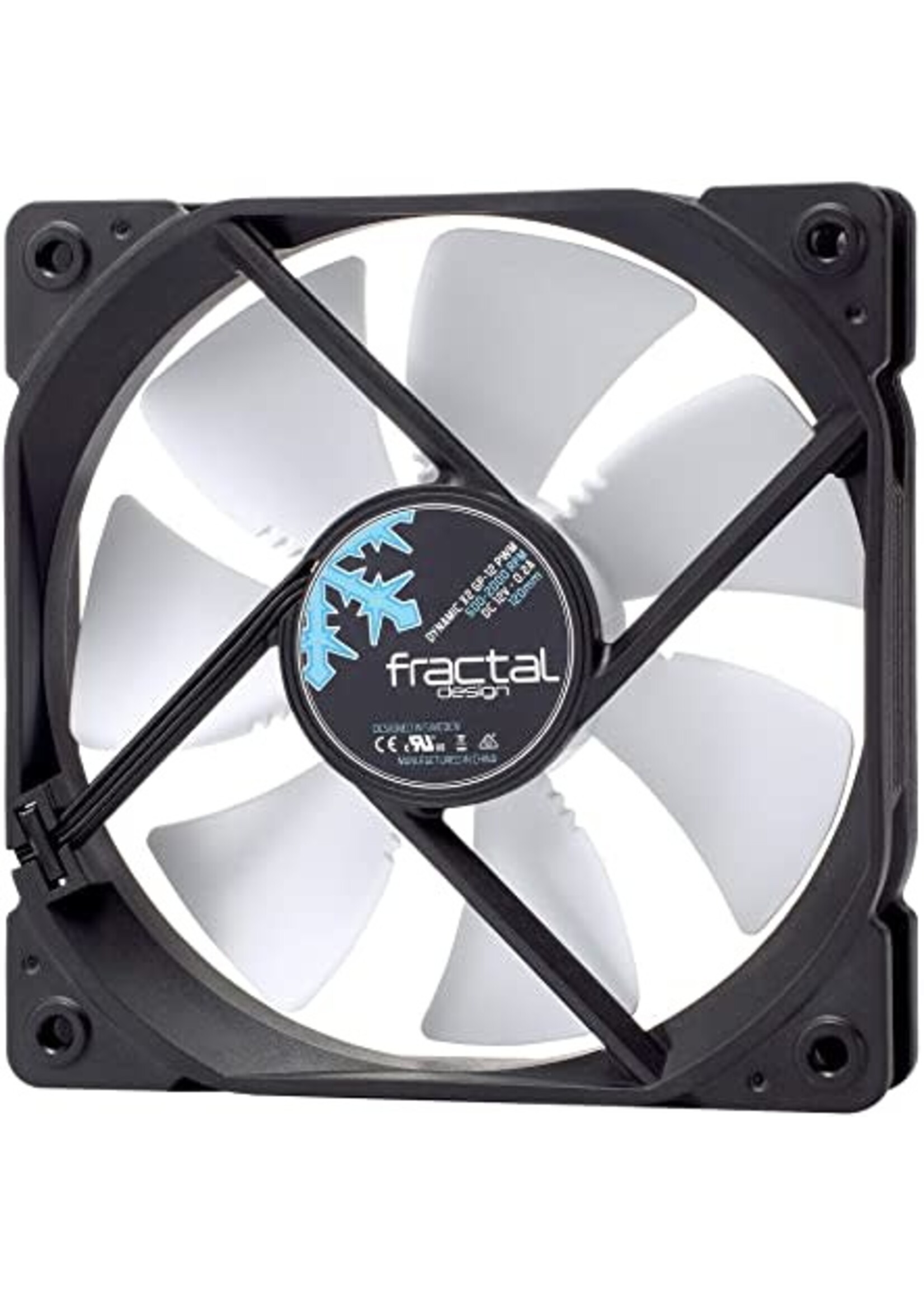 Fractal Design Dynamic X2 GP-12 PWM 120mm Fan (White))