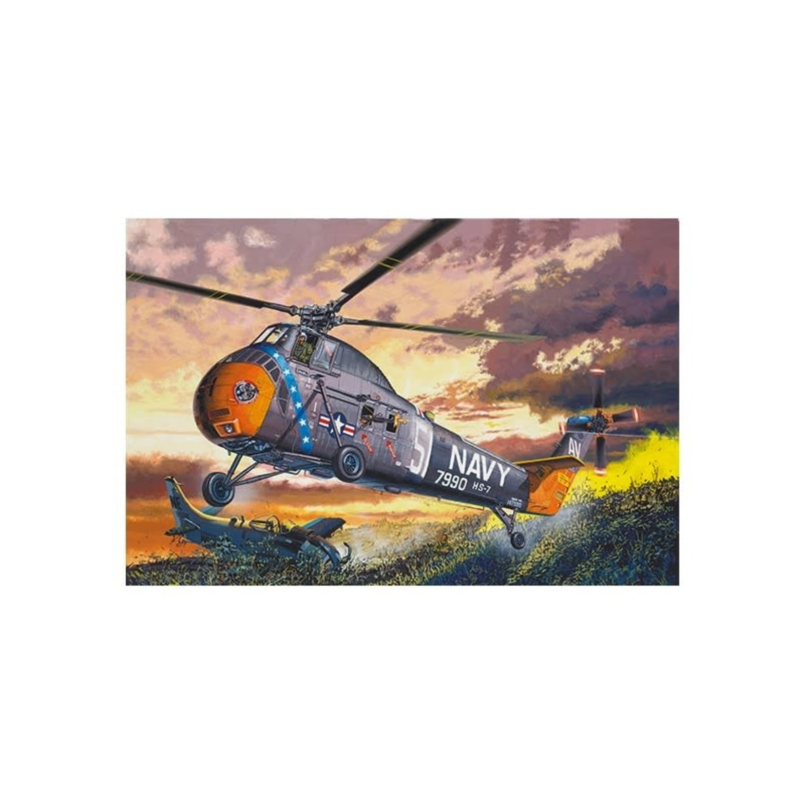 Trumpeter TRU02882 H-34 USN Rescue (1/48)