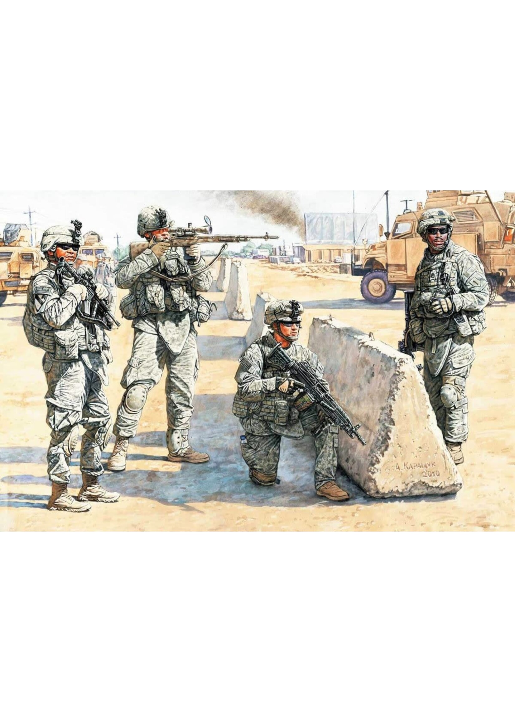 Master Box ***MSTBX3591 US Check Point Iraq (1/35)