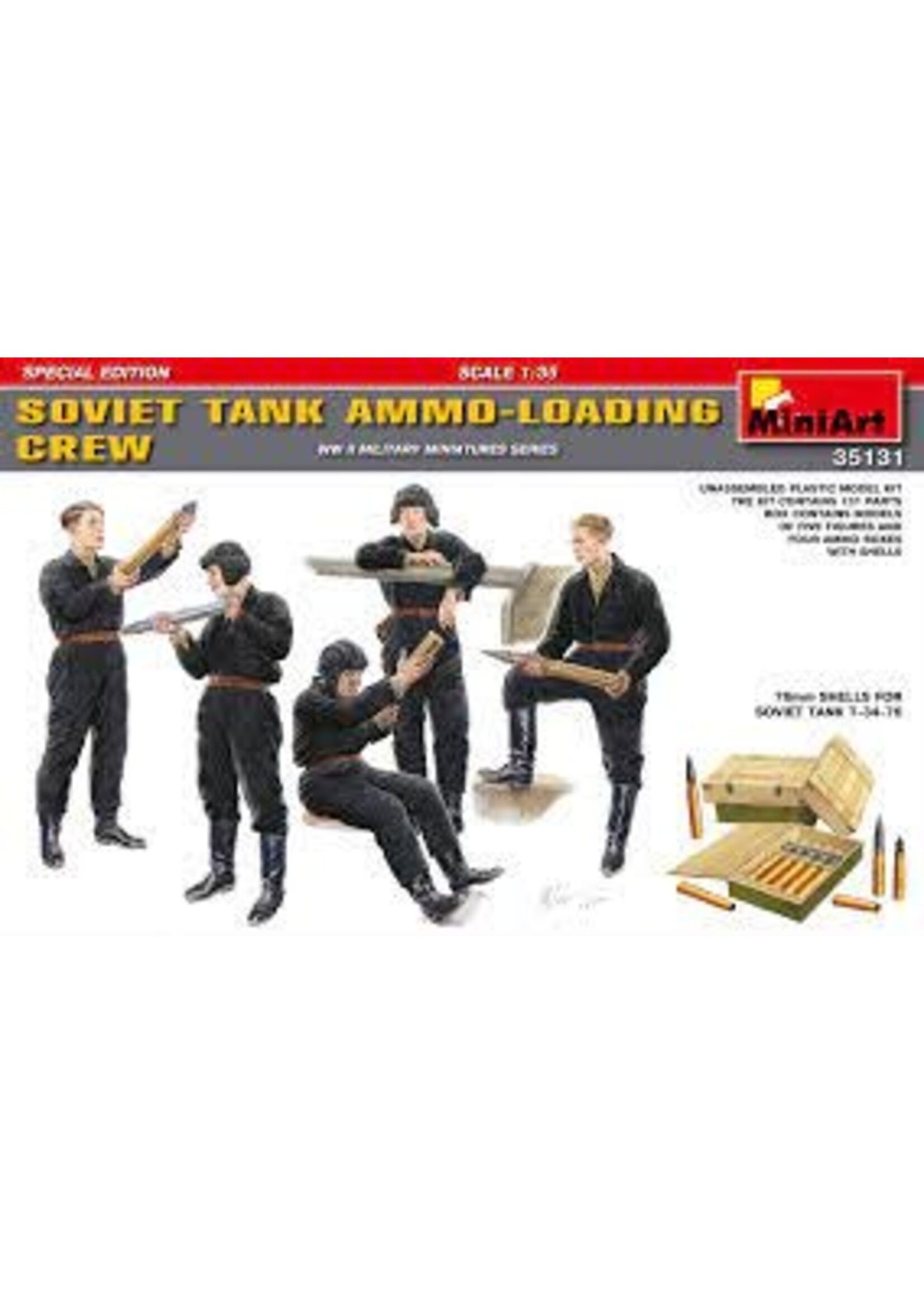 MiniArt ***zMIART35131 Soviet Tank Ammo Loading Crew (1/35)