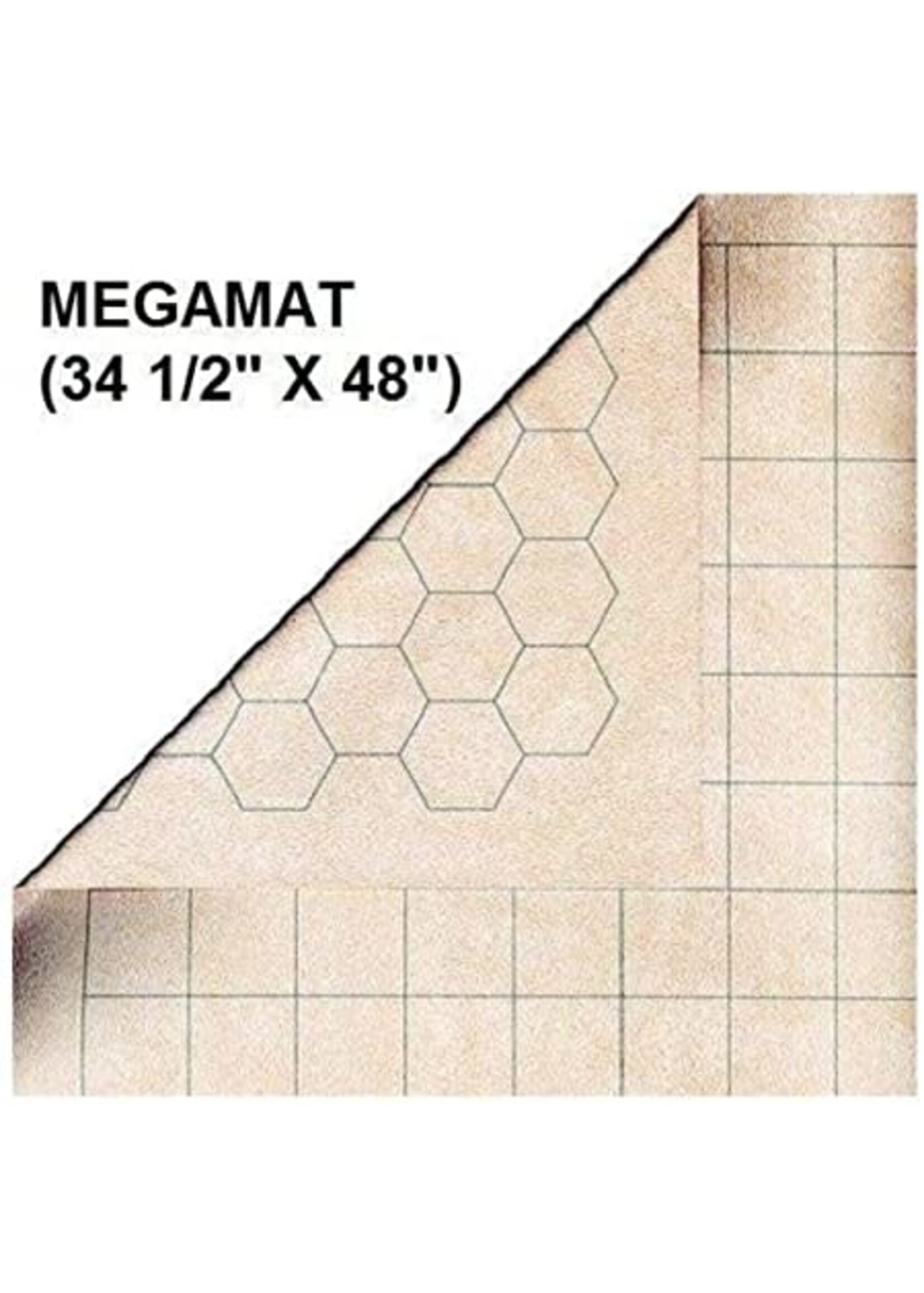 Chessex Battle Mat 97246 Megamat Square and Hex 34.5x48 inch