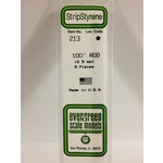 Evergreen Scale Models EVE213 Styrene Rod .100 in (5pc)