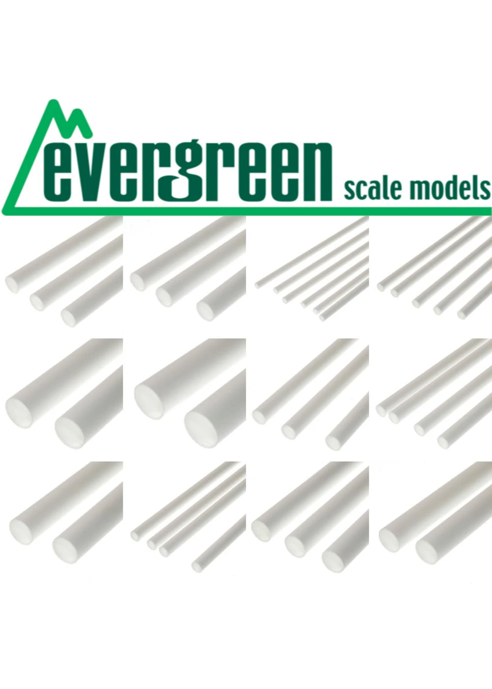 Evergreen Scale Models EVE169 Styrene .080x.250 Strip (7pc)