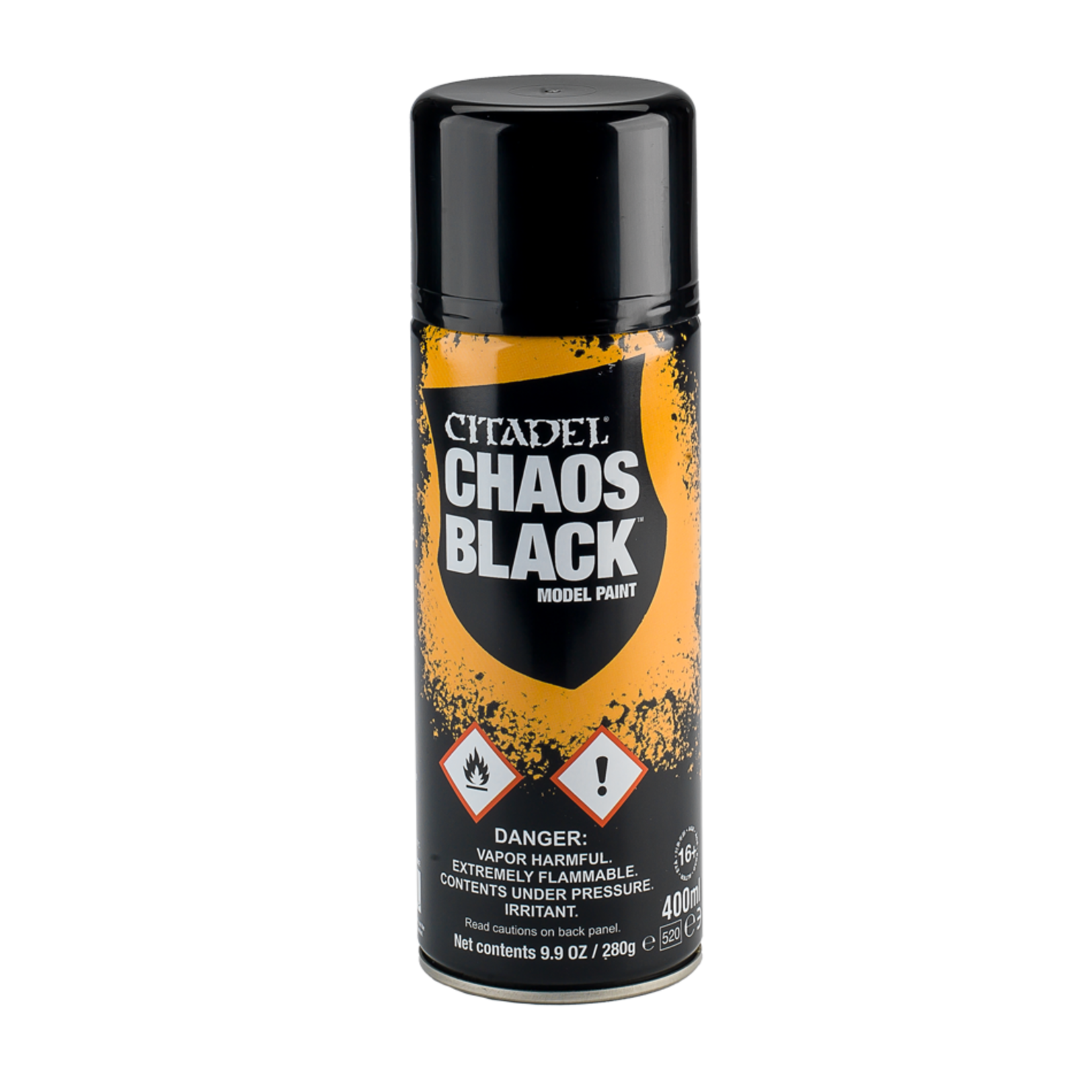 Spray Can 62-02 Chaos Black Spray (400ml)