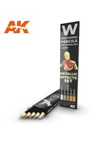 AK Interactive AK-10046 Watercolor Pencil Metallics (5 Pack)