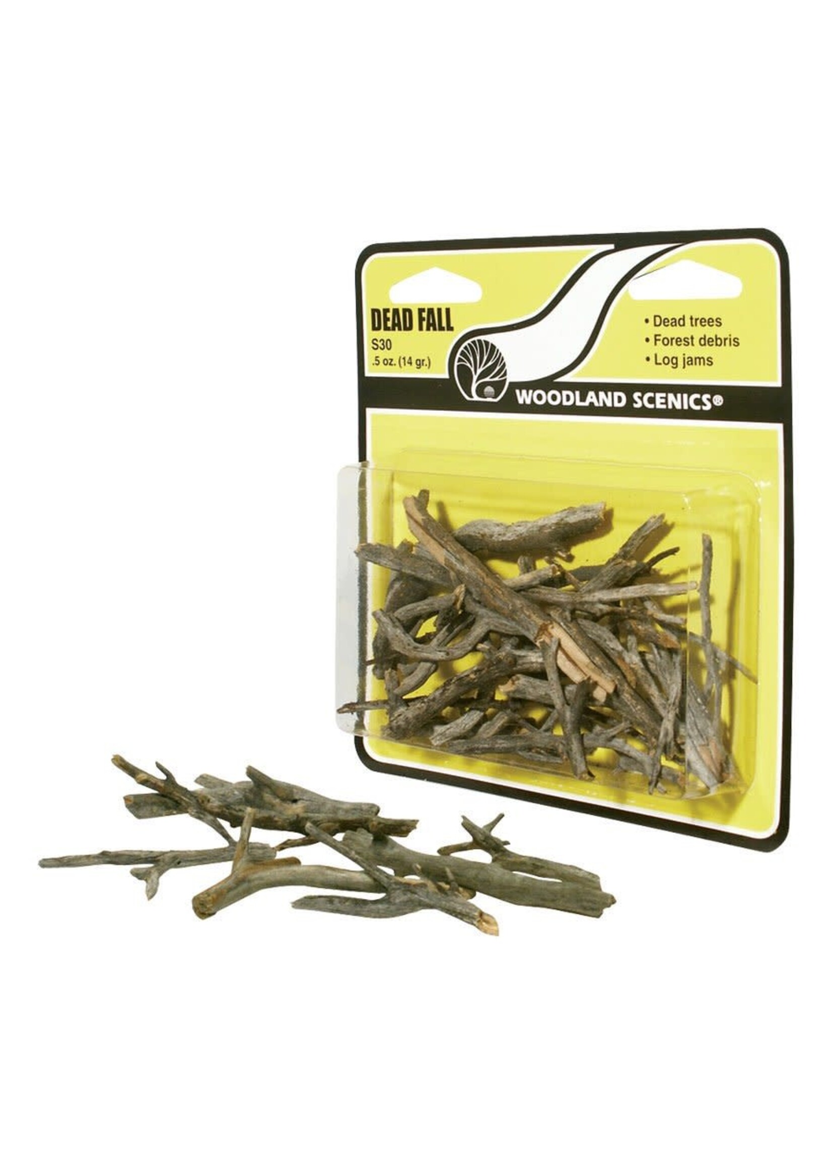 Woodland Scenics ***zWOO30 Tree Stumps Dead Fall (.5oz)