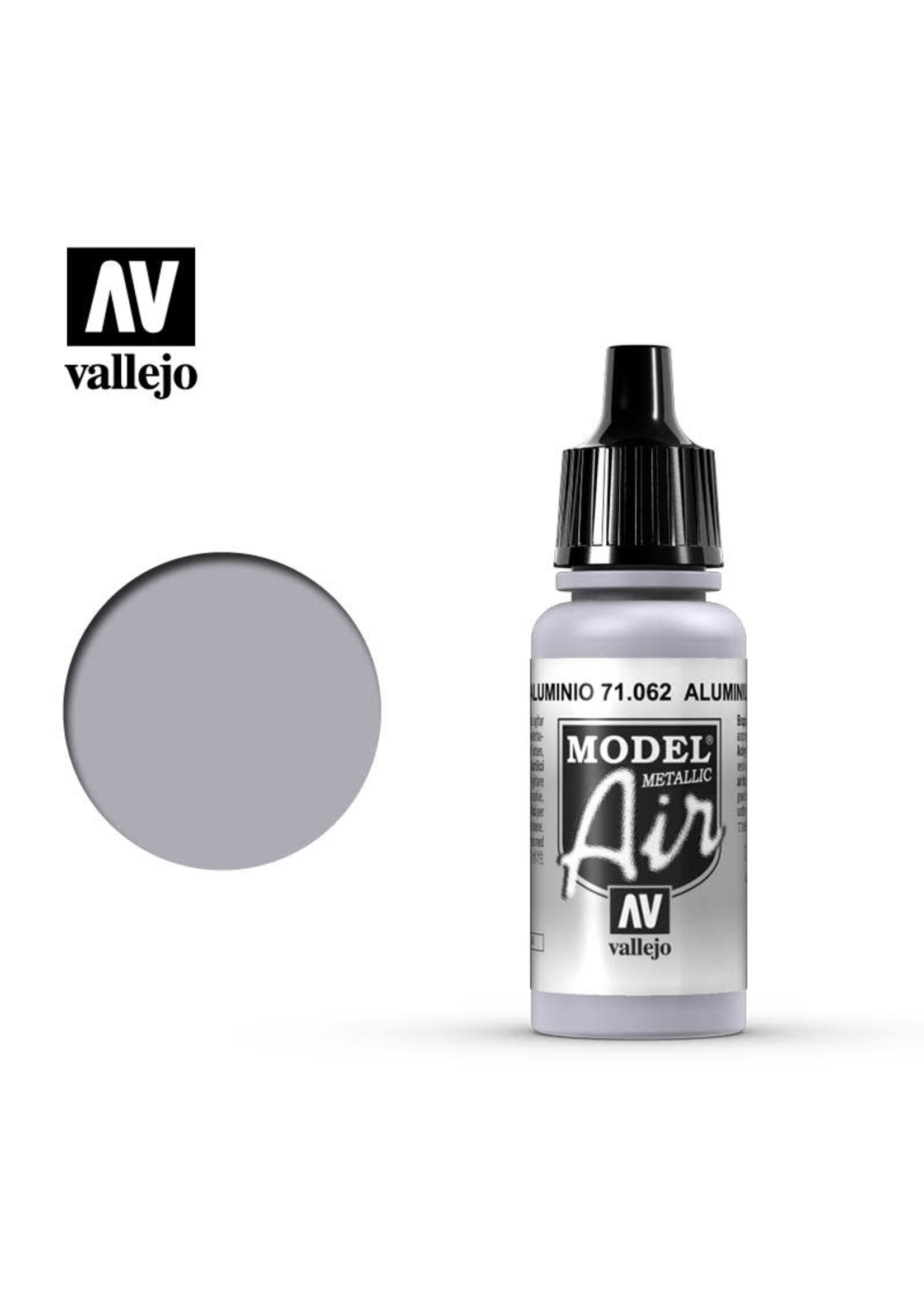 Vallejo VAL71062 Model Air Aluminum Metallic (17ml)