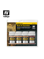 Vallejo VAL73194 Pigment Rust & Corrosion Set