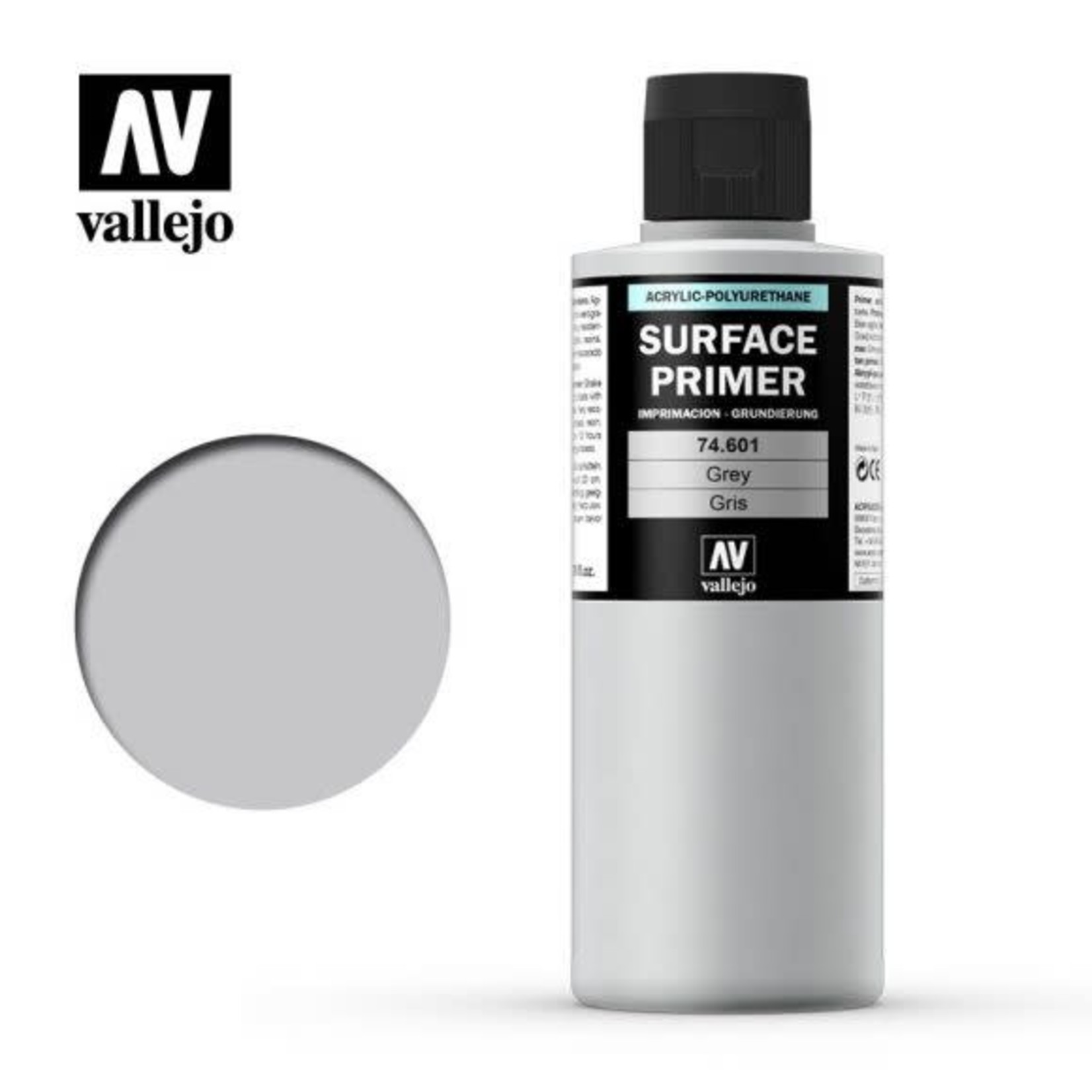 Vallejo VAL74601 Primer Grey (200ml)