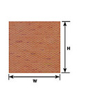 Plastruct PLA91609 Styrene Brick Sheet