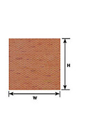 Plastruct PLA91609 Styrene Brick Sheet