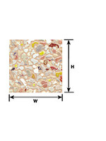 Plastruct PLA91580 Styrene HO-Scale Field Stone Sheet