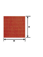 Plastruct PLA91539 Styrene 1/8" Square Tile Sheet