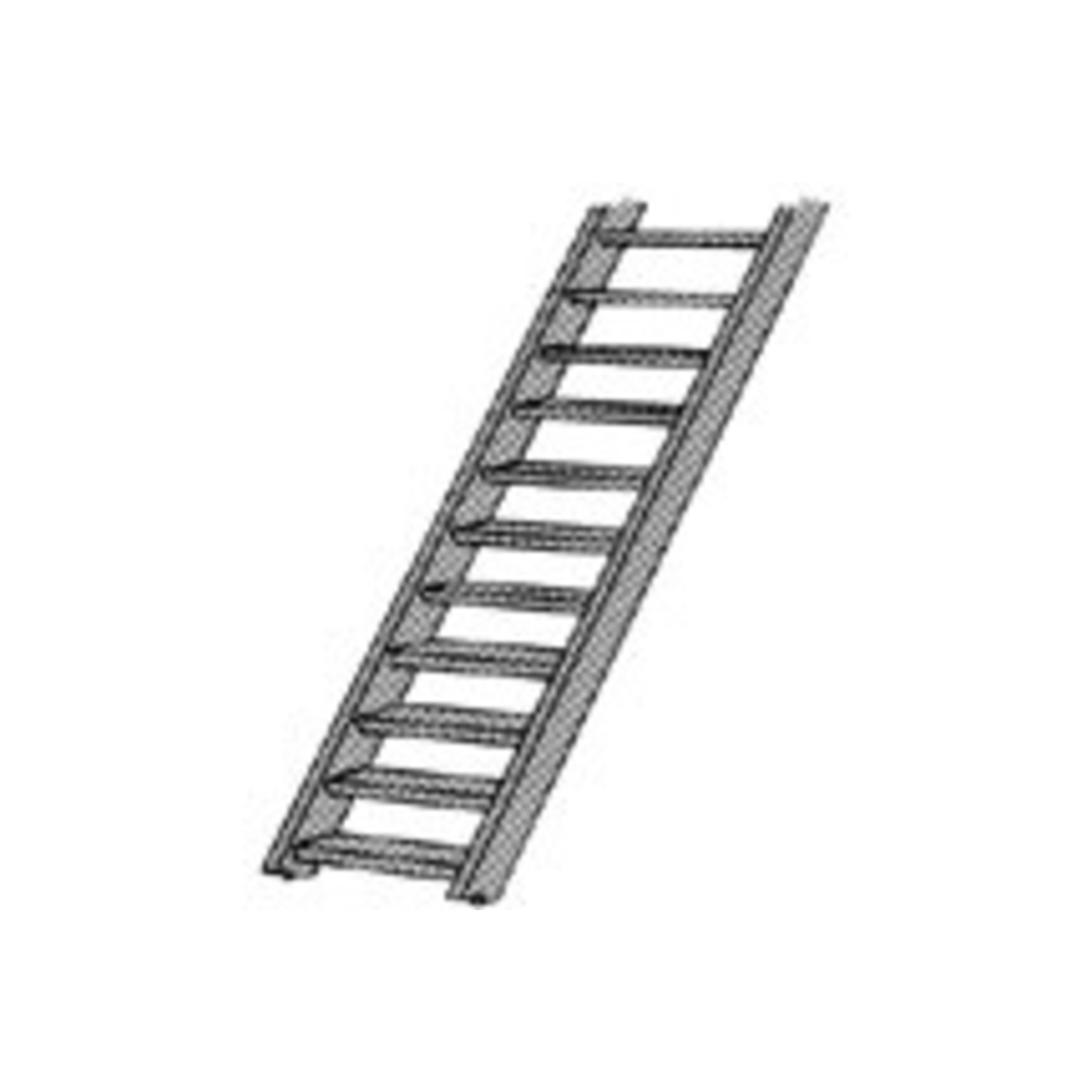 Plastruct PLA90664 Styrene O Scale Stair