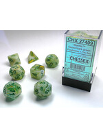 Chessex Dice RPG 27409 7pc Marble Green/Dark Green
