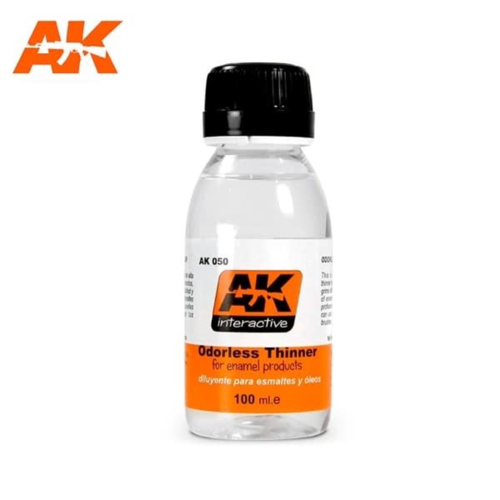 AK Interactive AK-050 Odorless Thinner for Enamel (100ml)