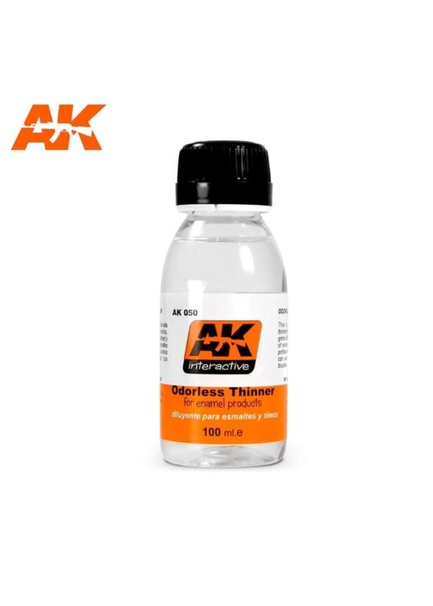 AK Interactive AK-050 Odorless Thinner for Enamel (100ml)