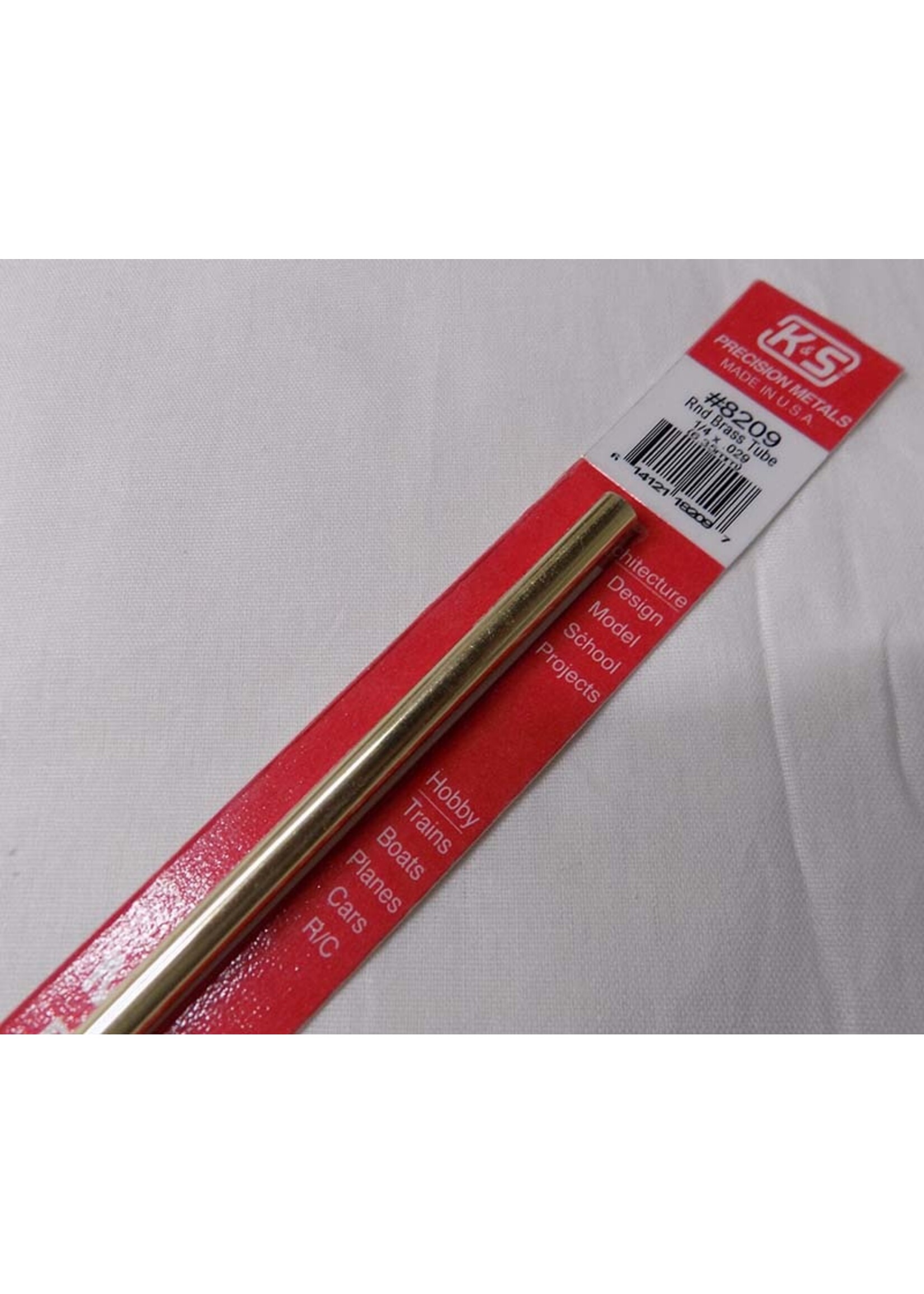 K&S Metals KSE8209 Brass Tube