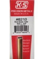 K&S Metals KSE8210 Brass Tube