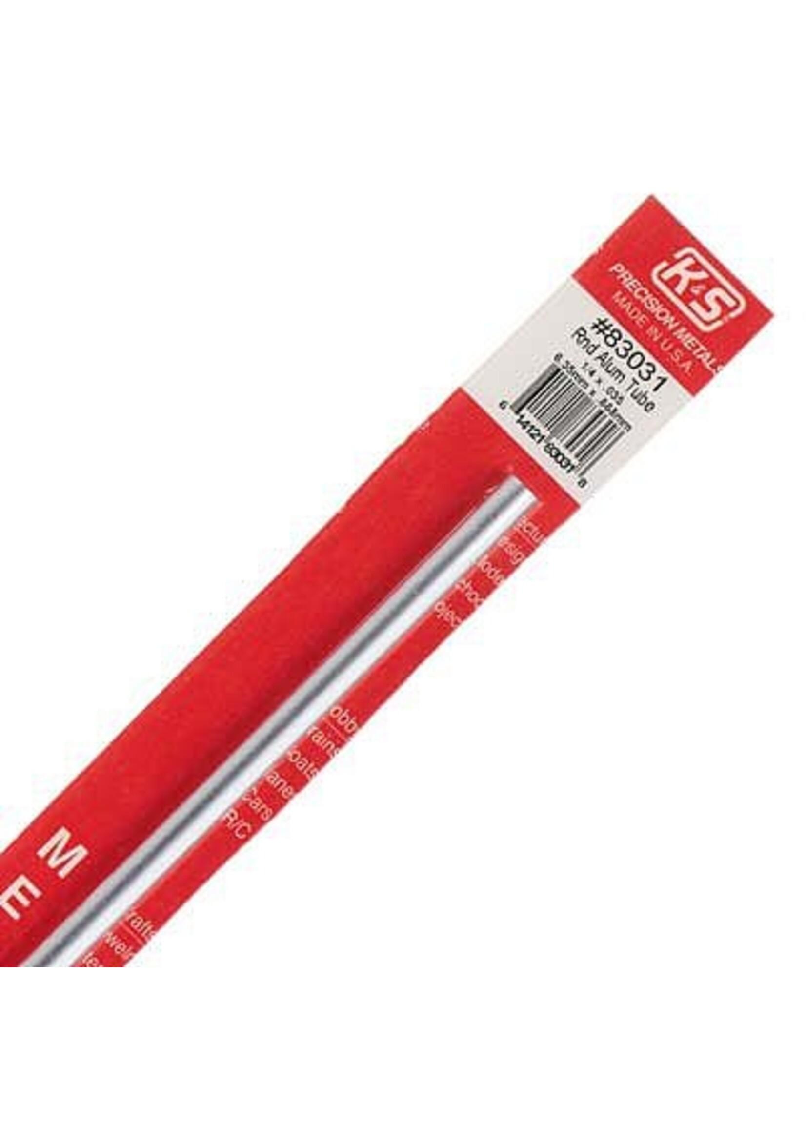 K&S Metals KSE83031 Aluminum Round Tube