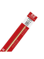 K&S Metals KSE9880 Brass Angle 1/8''