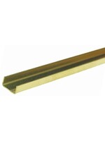 K&S Metals KSE9887 Brass Channel 1/4''