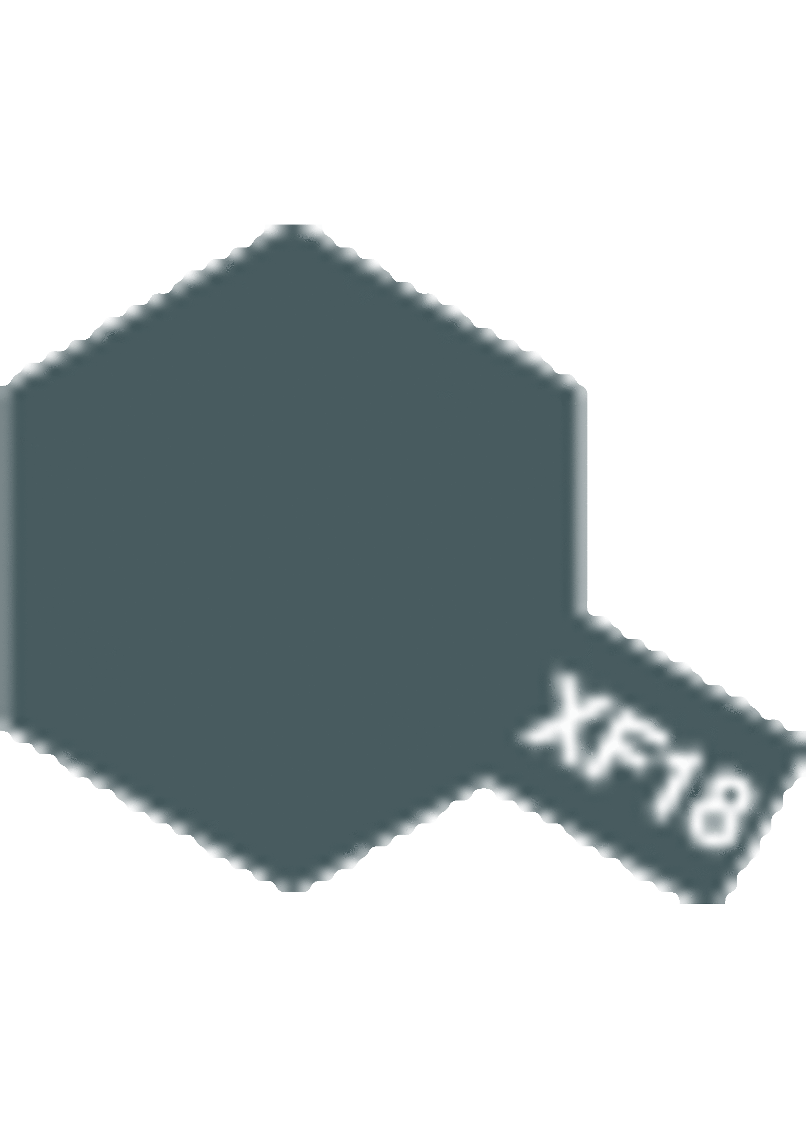 Tamiya TAMEXF18 Enamel Flat Medium Blue (10ml)