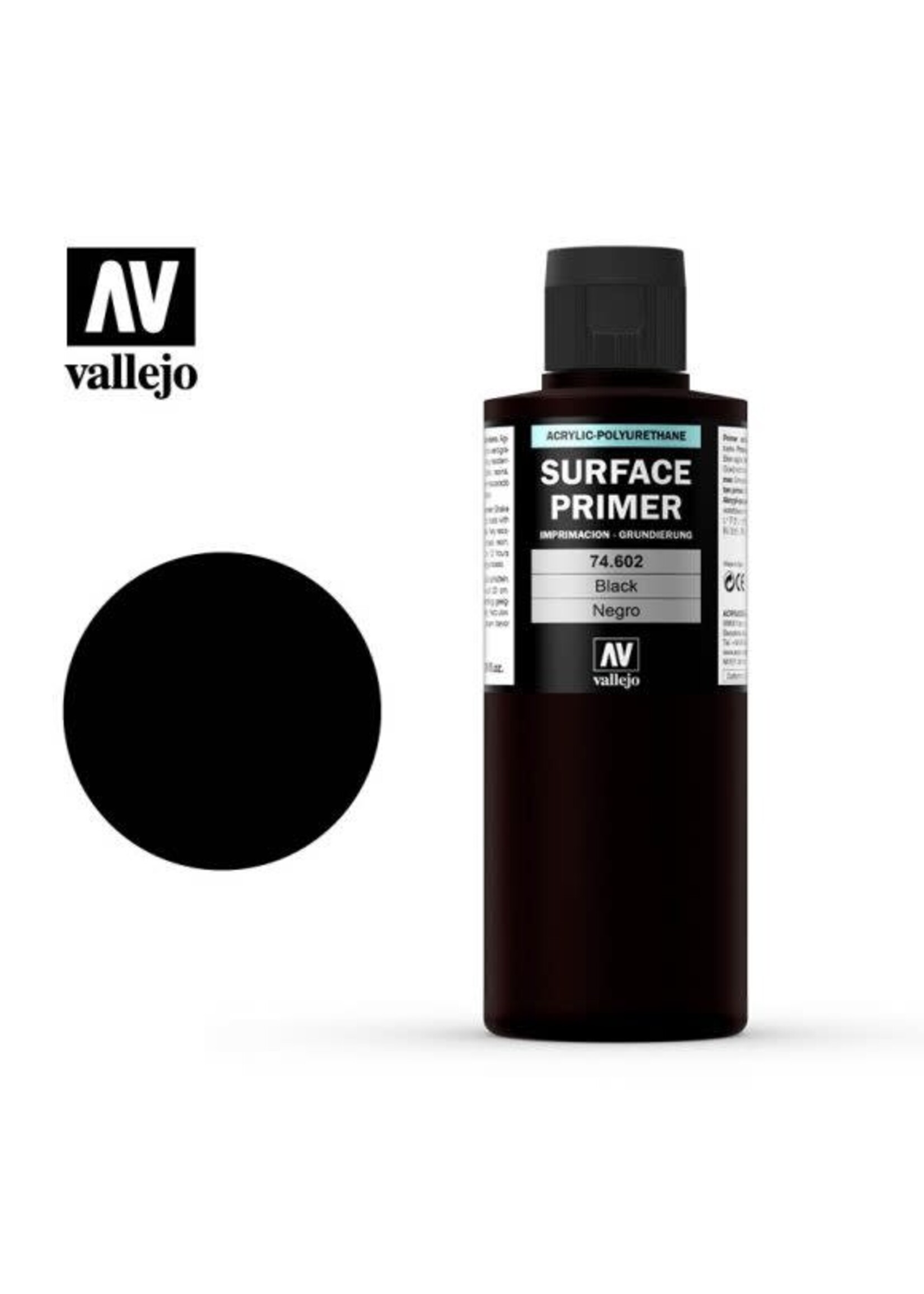 Vallejo VAL74602 Primer Black (200ml)
