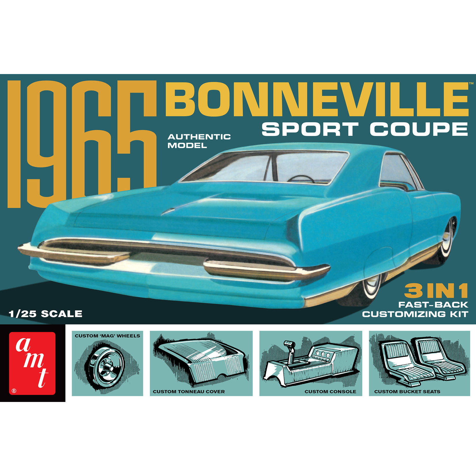 AMT AMT1260 1965 Pontiac Bonneville (1/25)