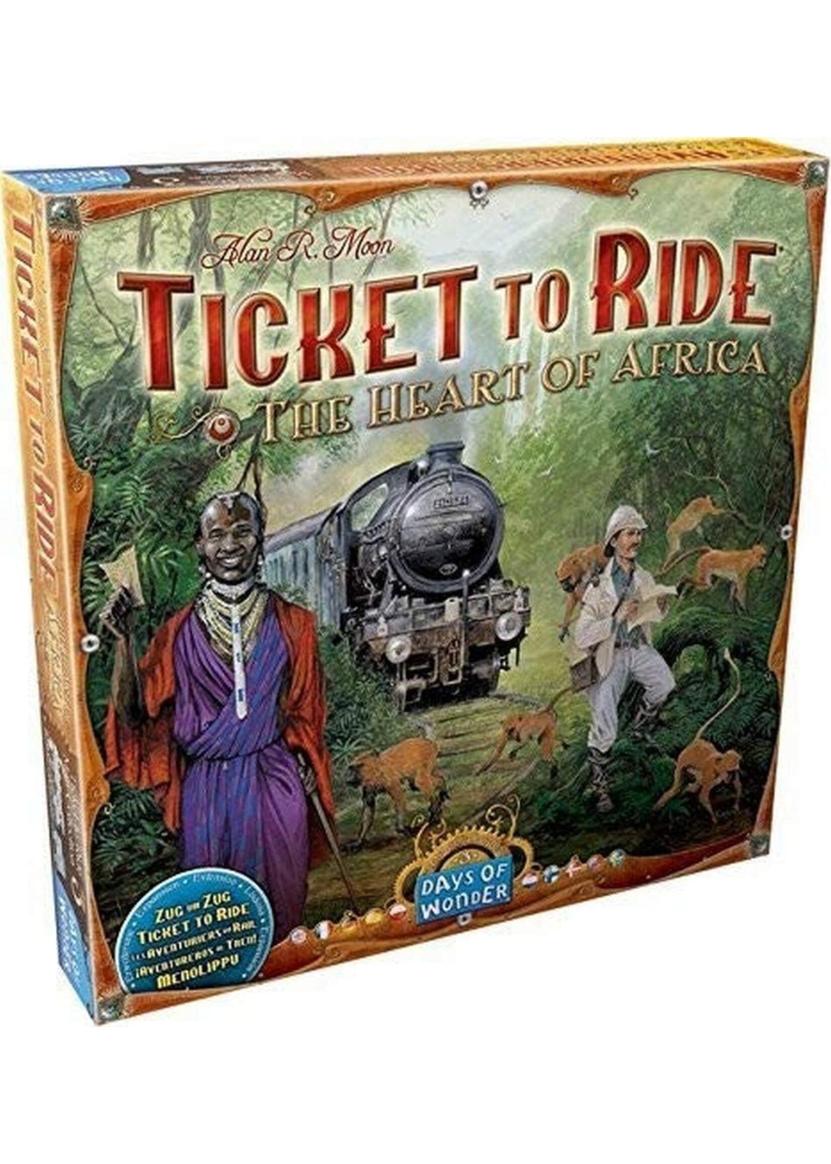 Ticket to Ride Map 3 Heart of Africa