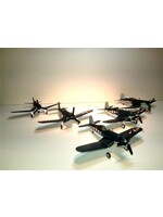 Corsairs F-4U   part of the Black Sheep Sqd led by Pappy Boyington (Revell Models)  -  Bruce Elliott
